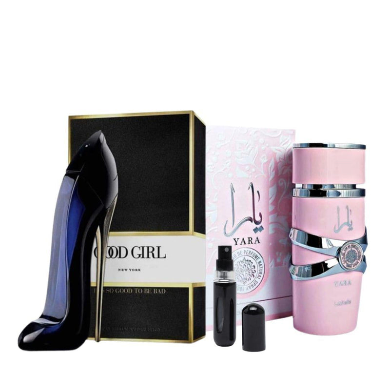 SUPER Combo Exclusivo Perfume Good Girl CH + Perfume Yara Lattafa perfumero GRATIS